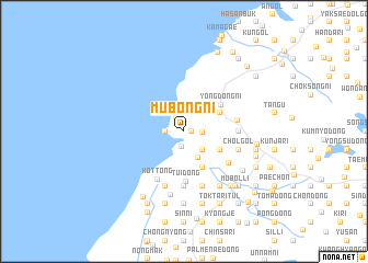 map of Mubong-ni