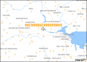 map of Muchwood Cross Roads