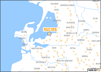 map of Muçias