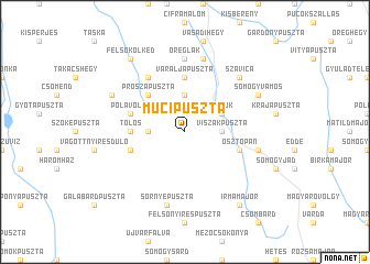map of Mucipuszta