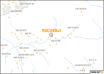 map of Mucubají