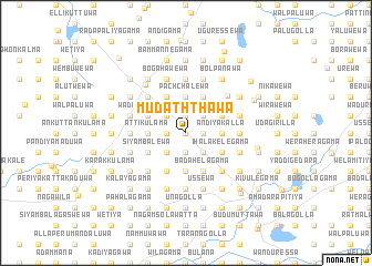 map of Mudaththawa