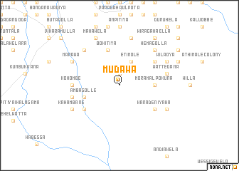 map of Mudawa