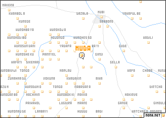 map of Muda