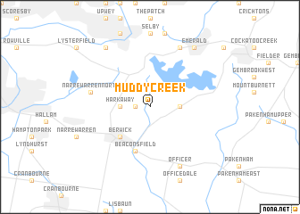 map of Muddy Creek