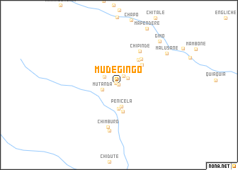 map of Mudegingo