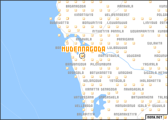 map of Mudennagoda