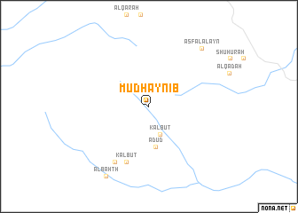 map of Mudhaynib