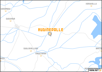 map of Mudinepalle