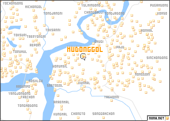 map of Mudŏng-gol