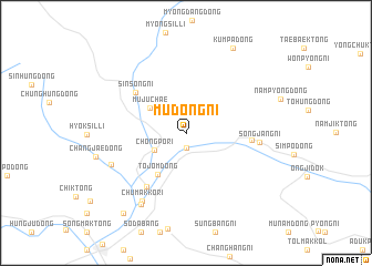 map of Mudŏng-ni
