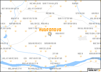 map of Mudroňovo