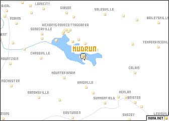 map of Mud Run