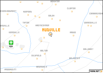 map of Mudville