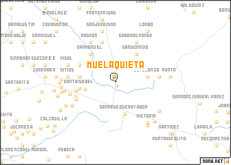 map of Muela Quieta
