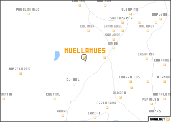 map of Muellamués