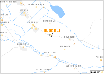 map of Muğanlı