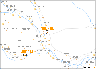 map of Muğanlı