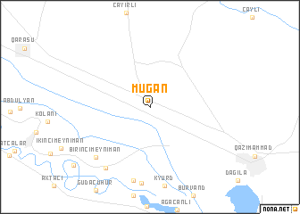 map of Muğan