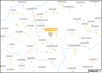map of Mugazi