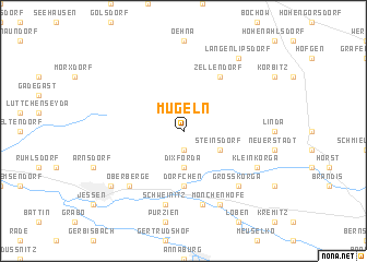 map of Mügeln