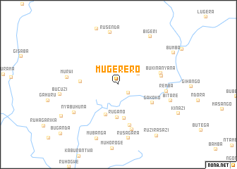 map of Mugerero