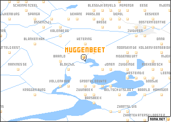 map of Muggenbeet