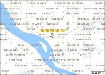 map of Müggendeich