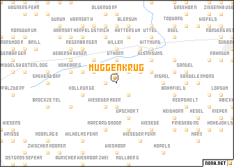 map of Müggenkrug