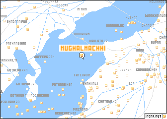 map of Mughal Māchhi