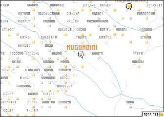 map of Mugumoini