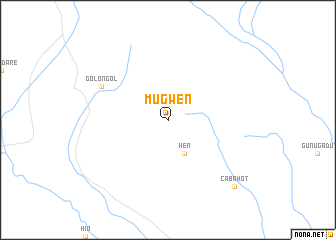 map of Mugwēn