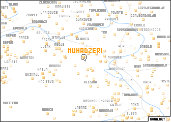 map of Muhadžeri