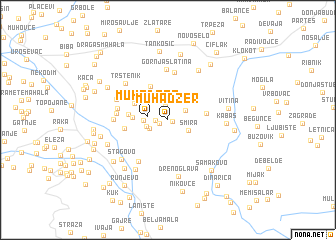 map of Muhadžer