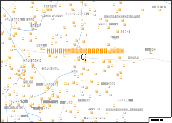 map of Muhammad Akbar Bājwah