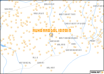 map of Muhammad Ali Arain