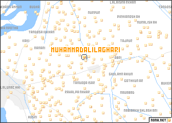map of Muhammad Ali Laghāri