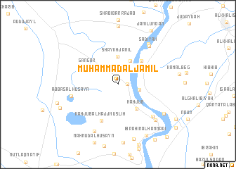 map of Muḩammad al Jamīl