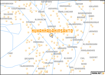 map of Muhammad Amīn Sahto