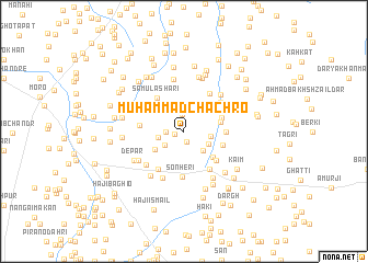 map of Muhammad Chachro