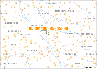 map of Muhammad Hasan Shāh