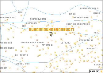 map of Muhammad Hassan Bugti