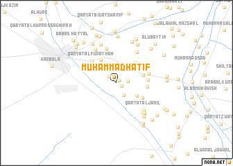 map of Muḩammad Hātif