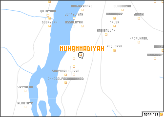 map of Muḩammadīyah