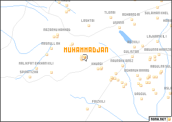 map of Muhammad Jān