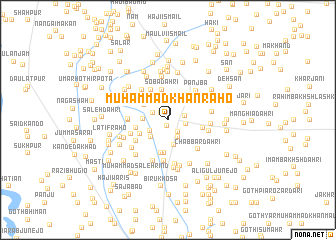 map of Muhammad Khān Rāho