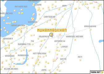 map of Muhammad Khān