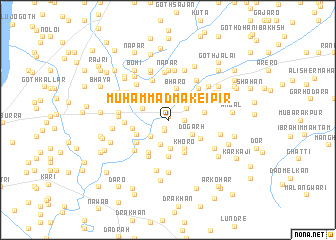 map of Muhammad Makei Pīr