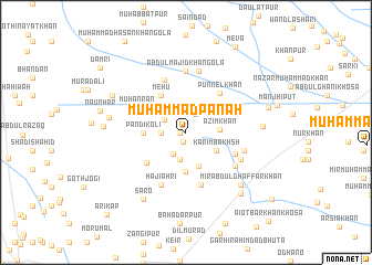 map of Muhammad Panāh