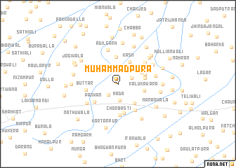 map of Muhammadpura